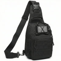 BIGWIG Tactical Compact EDC Shoulder Sling Bag for Men - Stylish, Casual, Trendy Crossbody Shoulder Messenger Bag, Multi Functional Durable Adjustable for Camping, Travel, Stylish Crossbody Bags Summervibes